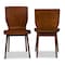 Baxton Studio Elsa Mid-century Modern Dark Walnut Bent Wood Dining Chair, PK2 121-6620 - alternate 4